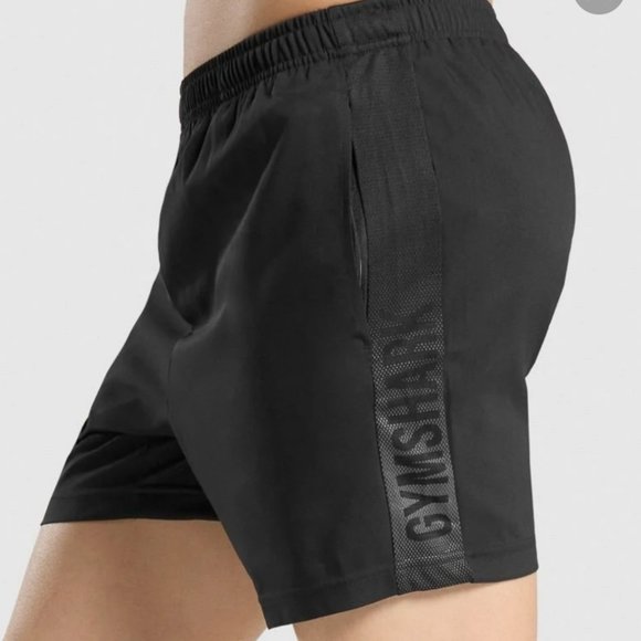 Gymshark | Shorts | Gymshark Graphic Sport Shorts In Black Size M | Poshmark